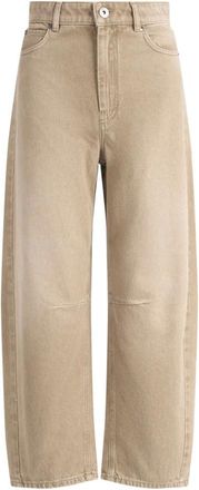 Max Mara Jeans, Dames, Beige, XS, Katoen, Wkdarcadia Jeans