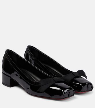 Christian Louboutin Mamaflirt patent leather pumps