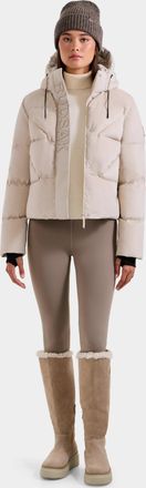 Rudsak Stefanie Womens Velvet Down Puffer