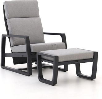 Manifesto Furniture Manifesto Rubbiano loungestoel met voetenbank 2-delig