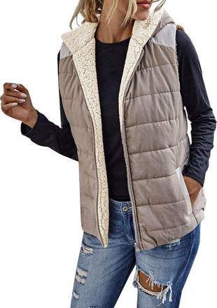 Generic Ladies Gilet Body Warmer Lightweight Gilets Gillett Quilted Womens Golf Bodywarmer Women Warmers Gillets Jackets Woman Jacket Puffa Cropped Puffer Plu