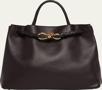 Bottega Veneta Andiamo Medium Leather Tote Bag