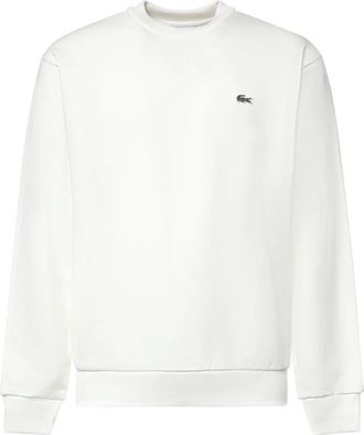 Lacoste Hoodies & sweatvesten, Heren, Wit, S, Katoen, Sweatshirt