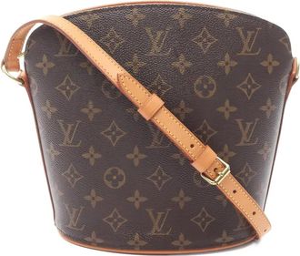 Louis Vuitton 2002 crossbodytas met monogram - Bruin