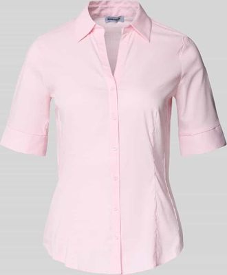 More & More More & More Hemdbluse im Halbarm-Design in Hellrosa, Gr&ouml;&szlig;e 36