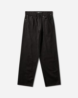 Vans Men s Check-5 Baggy Denim Pants Black