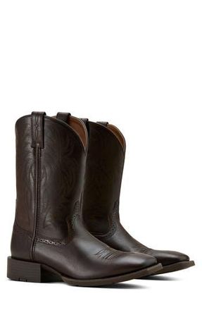 Ariat Sport Square Toe Western Boot in Brown at Nordstrom Rack, Size 10.5