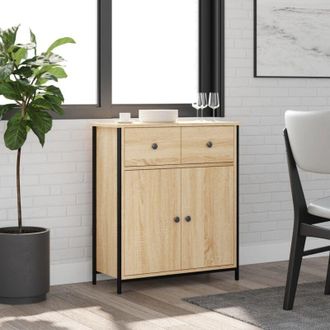 vidaXL Credenza Rovere Sonoma 70x30x80 cm in Legno Multistrato - Vidaxl