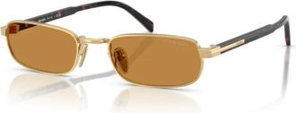 Prada B54S Rectangular Sunglasses - male - Prada - Sunglasses - Yellow - 54 MM - Accessories