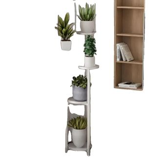 OEM Soporte Para Plantas, Dise&ntilde;o Multicapa, Patas Antideslizantes, Blanco, 120 Cm