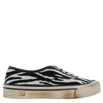 Bally Lyder Zebra Print Hair Calf Sneakers, Brand Size 39 ( US Size 8.5 )