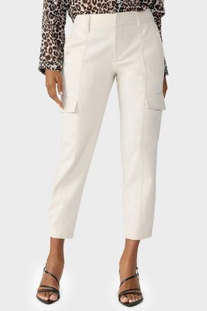 Sanctuary Polished Cargo Pants In Toasted Marshmallow