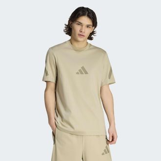 adidas T-Shirt ADIDAS SPORTSWEAR M Z.N.E. TEE, Herren, Gr. XXL, woca, Obermaterial: 100% Baumwolle, normal, Rundhals, Shirts T-Shirt, sportlicher Stil, Kurza