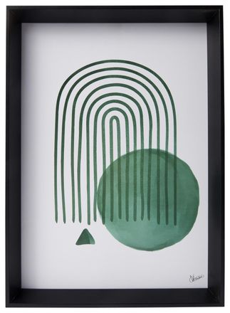 HEMA Fotolijst Hout A4 Facetrand Zwart (zwart)
