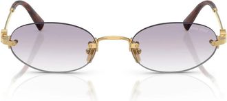Miu Miu Sunglasses Mua54 S 5 Ak04 O Gold/Gray Gradient Women
