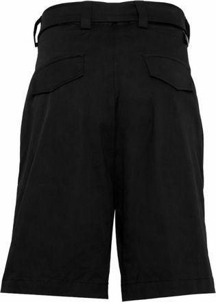 low brand Mens Shorts Regular-Fit Black Cotton