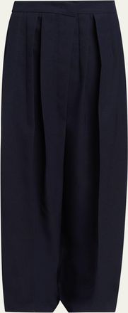 Jil Sander Pleated Wide-Leg Trousers