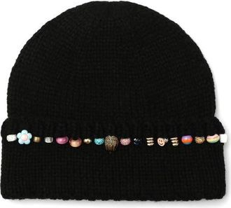 Kurt Geiger Multibead Beanie in Black at Nordstrom