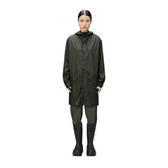 Rains Waterdichte anorak voor volwassenen (unisex) (Groen)