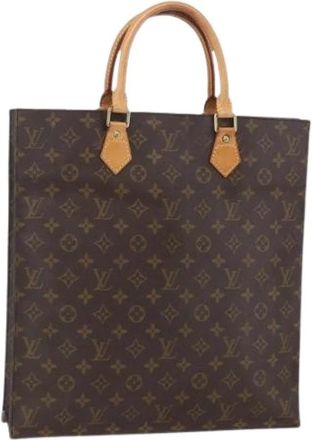 Louis Vuitton Pre-owned Canvas Tote Tas - Dames - Vintage Shopper - Bruin - ONE Size - Vintage