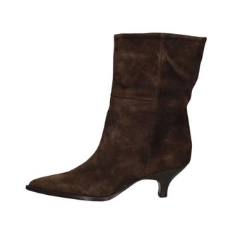 Lina Locchi AV 254 Enkellaarsjes - Dames - Schoenen - Bruin - Maat: 37 EU Su&egrave;de