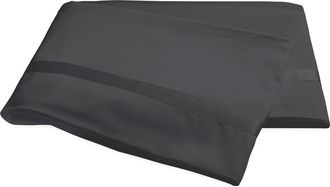 Matouk Nocturne Flat Sheet in Black at Nordstrom, Size Full