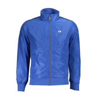 La Martina Blu Polyester Mens Mens Jacket