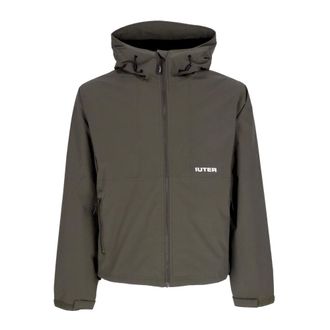Iuter Army Flap Jacket with High Collar - male - IUTER - Light Jackets - Green - L - Jackets