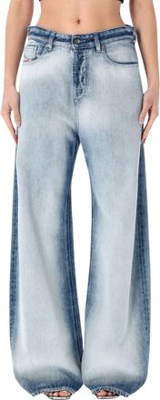 Diesel Light Blue Wide Leg Jeans