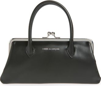 Comme Des Gar&ccedil;ons Large Frame Top Handle Bag in Black at Nordstrom