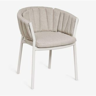 Sklum Silla De Jard&iacute;n Con Reposabrazos En Aluminio Y Tela Roderise Sklum