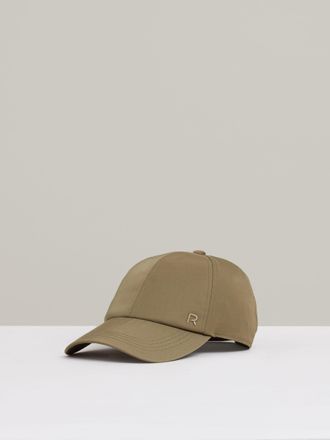 Reiss Khaki Logo-embroidered Baseball Cap