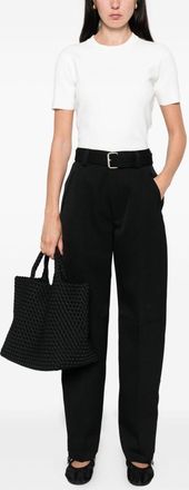 Max Mara Womens Cotton T-shirt - White - Size X-Small