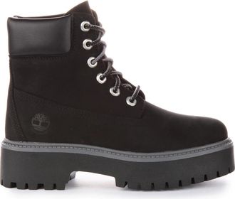 Timberland Outdoor Adventure Enkellaarsjes - Dames - Veterlaarzen - Zwart - 38 EU - Leer - Schoenen