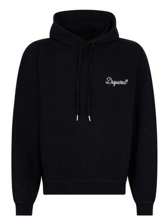 Dsquared2 signature relax-fit hoodie - Black