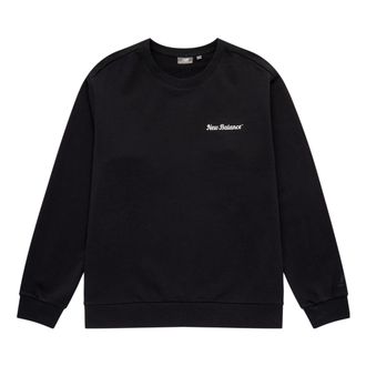 New Balance Sport Sweatshirt Asia Sizing Black White 5CD38141-BK