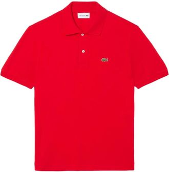 Lacoste Classic Fit L.12.12 Light Polo Shirt - Heren - Polos - Rood - S - Katoen - Tops