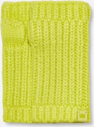 UGG Womens UGG Chunky Fingerless Mitten Green Extreme Cold Weather Gloves RED868