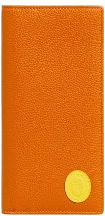 Trussardi Bruin Leren Herenportemonnee - Heren - Portefeuilles - Oranje - ONE Size - Leer - Accessoires