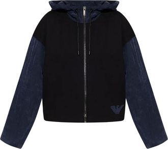 Emporio Armani Giacca con cappuccio - Nero