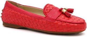 Amalfi By Rangoni Danila Tassel Driving Loafer in Red Stuoia/Scarletto Parm at Nordstrom, Size 7.5