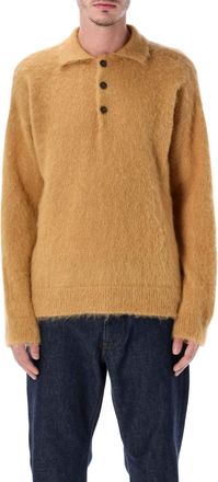 Rold Skov Basic Polo In Alpaca And Mohair Blend