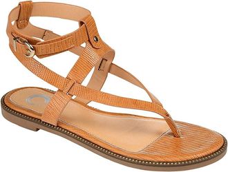 Journee Collection Comfort Foamtm Tangie Sandal Womens Shoes Tan : 6.5 M, Synthetic