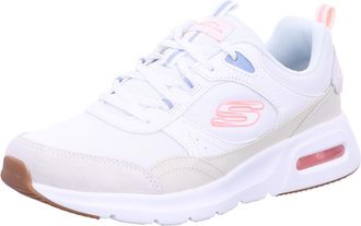 Skechers Womens Skech-Air Court Retro Avenue Sneaker, Off White Leather/Mesh/Multi Trim, 4 UK