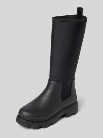 Tommy Hilfiger Gummistiefel mit Scuba-Material in Black, Größe 36