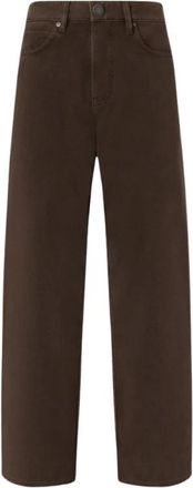 Pinko Straight Jeans - Dames - Regular Fit Jeans - Bruin - W29 - Nylon - Jeans