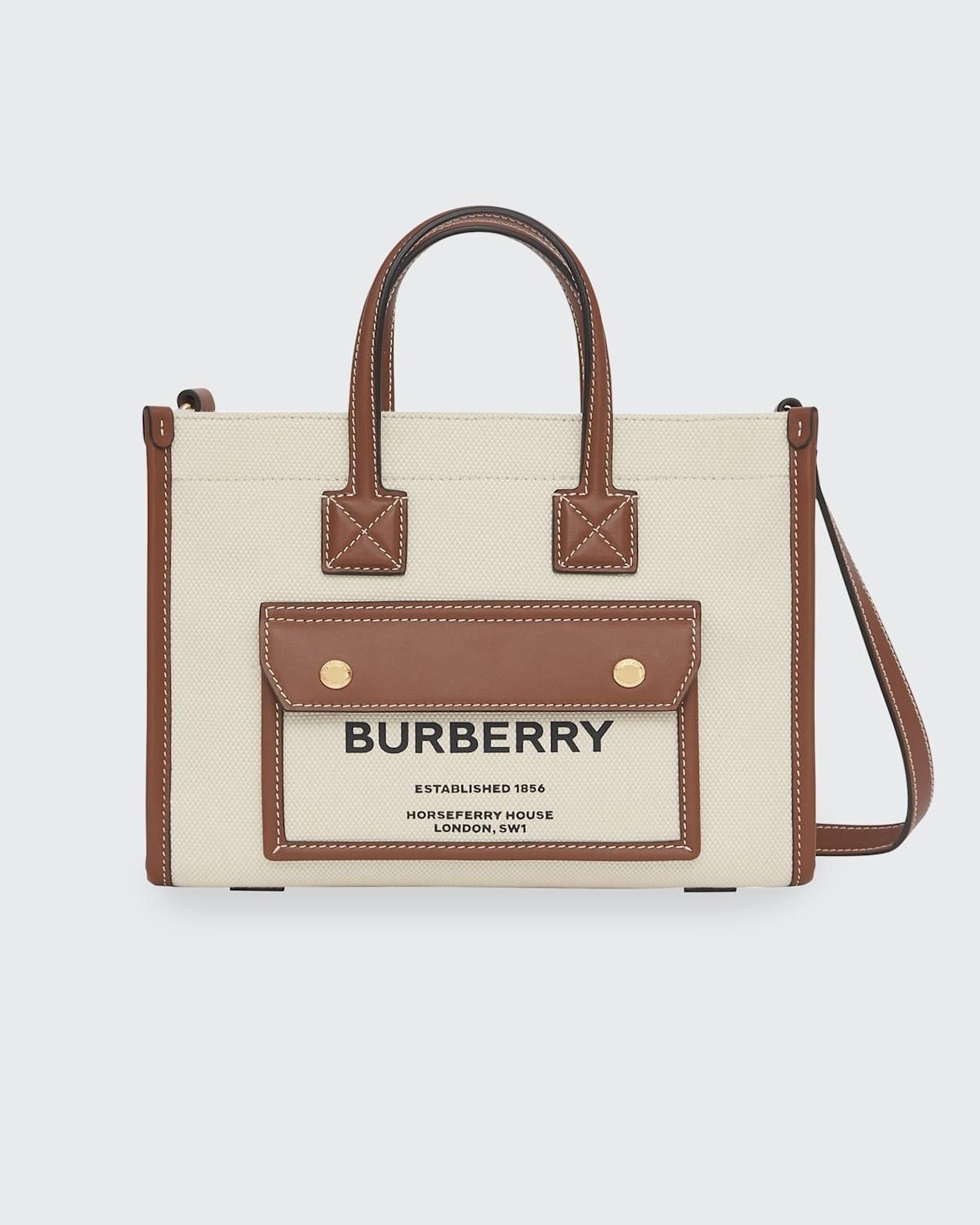 トートバッグ Burberry Highlands Mini Purse - Burberry - Cotton - Beige Burberry Mini Highlands Bag from $1,250.00 - on Stylight