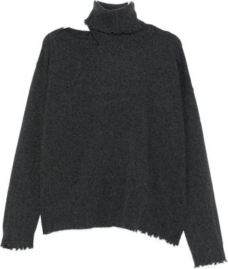 Uma Wang Maglione a collo alto - Grigio