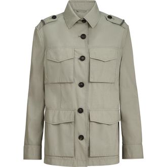 Brunello Cucinelli Outerwear with monili in Khaki at Nordstrom, Size 44 It