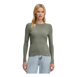 Guess Truien & Vesten, Dames, Groen, S, Trui met ronde hals